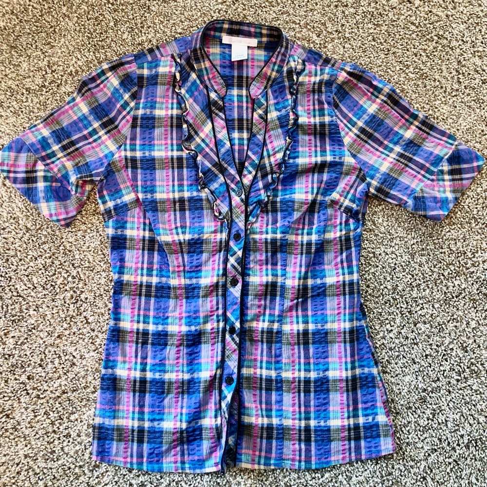 Charlotte Russe Button Up Top